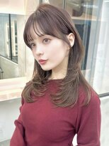 ロンドシエル 横浜(Lond ciel)&nbsp;オリーブグレー/レイヤーカット/黒髪/マロンベージュ/横浜