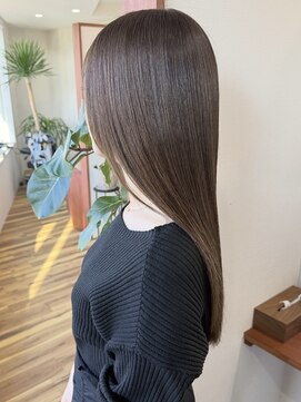 髪質改善カラー×バイカルテトリートメント