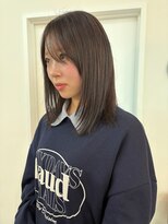 ヘアーデザイン シュシュ(hair design Chou Chou by Yone)&nbsp;地毛風グレージュカラー/レイヤーカット