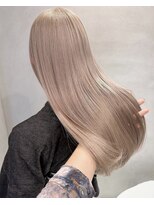 ペレ アネックス 大阪梅田茶屋町店(PELE ANNEX) イメチェン/ピンクベージュ/アンブレラカラー/前髪/梅田