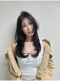 e511髪質改善ブリーチなしダブルカラーハッシュカット原宿
