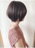 朝楽時短ヘア丸みショートボブ