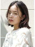 大人可愛い20代30代40代50代外ハネくびれボブ