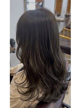 リドルヘアー 石井町店(Riddle HAIR) グレージュカラー/レイヤーカット/ナチュラルグレージュ