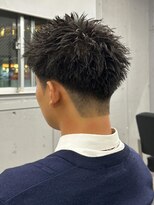 エルマーク 本山(L-MARK)&nbsp;メンズパーマ/ツイストスパイラル/サーフカール/men's/眉毛