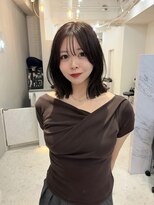 ジーナ 札幌大通(Zina) 髪質改善*グレージュ*レイヤーボブ*暗めカラー*Zina札幌大通
