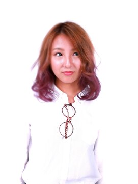 ヘアーガーデン ハニワ(Hair Garden 葉庭) ベージュ～ラベンダーグラデーションカラー