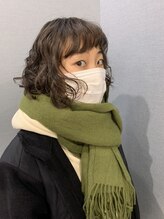 トロンヘアー(tronc hair) 大人っぽく可愛くなる♪ゆるふわパーマボブ