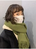 大人っぽく可愛くなる♪ゆるふわパーマボブ