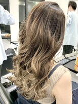 ステアケース 武蔵小杉店(stair:case)&nbsp;【助川】バレイヤージュ/ベージュ/20代30代40代ヘアスタイル