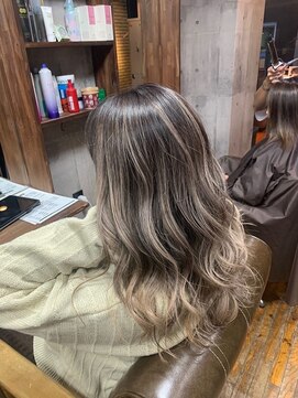 ラフ 難波店(LAFF) #黒髪#ボブルフ#ネビージュ#小顔#ワンレン