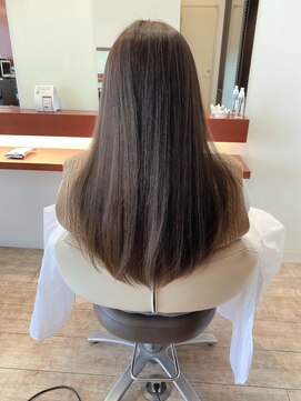 マーリャヘアー(mallia hair) ブリーチなし透明感アッシュベージュ