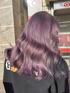 ヘアーアンドメイク ビス(HAIR&MAKE bis) 色落ちまで可愛い！ピンクラベンダー♪【多田華歌】