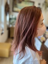 バンビ ヘアーメイク(Bambi hair make)&nbsp;ブリーチなしピンクカラー