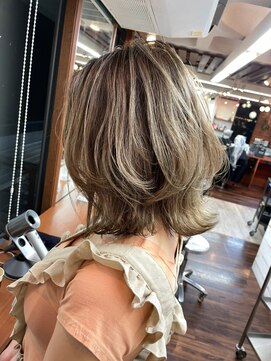 ハーツ(Heart's) 30代40代50代◎大人レイヤーナチュラル白髪ぼかしバレイヤージュ