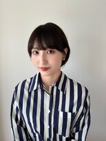 エデュコスゥリール(educo per sourile)&nbsp;サイドバングがポイント耳掛けショートボブ【自由が丘】