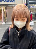 ダブルカラーミルクティーベージュカラーケアブリーチハイトーン