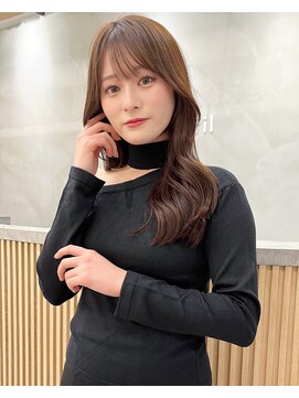 ロンドプロフィール 浦和(Lond profil) シースルー前髪韓国顔まわりカットくびれ巻き【浦和】