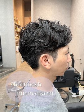 ルーツ(Roots) 社会人にオススメしたいかき上げニュアンスパーマ☆