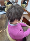明るい白髪染め/グレイヘア/グレージュ