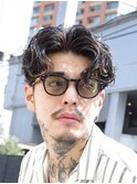 ゆるめスペインカールスパイラルパーマ刈り上げラルフカール渋谷