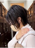 切りっぱなしボブ