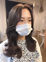 レイ 津田沼(Lei)&nbsp;カールセミディシアカラーワンカール前髪小顔カット[津田沼]