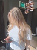 K_ミルクティーベージュダブルカラーインナーカラーケアブリーチ