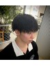 《ニュアンスデザイン◎》　メンズカット+パーマ