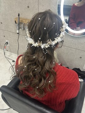 クラン 北新地店(Clan) ハーフアップ/北新地ヘアセット