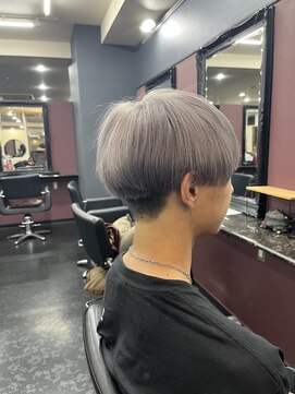 アイズ 渋沢(AIZU) メンズマッシュグレー