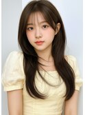 30代40代50代◎大人かわいい韓国ヘア/小顔前髪