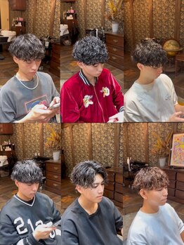 シリー 浦添店(SILLY)の写真/【沖縄】でメンズパーマはSILLYへ！強めも緩めもパーマが得意◎[波巻き/シャドウ/ツイスパ］