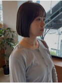 ミニウルフレイヤーカット顔周り前髪韓国ショートボブ/原宿