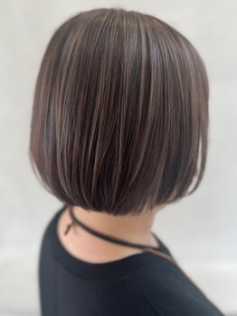 オクユキ(OKUYUKI)の写真/クセを改善しながら同時に髪質改善!オーダーメイドの施術で手触りの良い自然な仕上がりに。