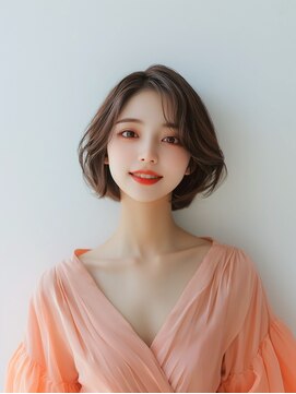 e.m.a プレミアムビューティーサロン 栄駅店(e.m.a PREMIUM BEAUTY SALON) ボブ/イメチェン/外ハネボブ/美髪/ワイドバング/髪型