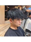 ［短髪でやりたいパーマ］ジェットモヒカン×ツイストパーマ