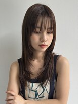 トリッカ 銀座(tricca)&nbsp;顔周りレイヤー/ロングレイヤー/ブラウンベージュ