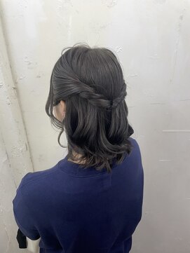 ベルグローアルファ(BELLE GROW ALPHA) レイヤーカット/ミルクティーグレージュ/ダブルカラー/エクステ