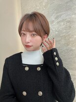 ロンドロゼ 池袋(Lond rose)&nbsp;♪暗めカラー/ショートボブ/マロンベージュ/くすみベージュ/12