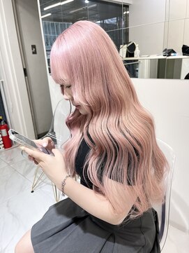 ランテルディ 渋谷(LANTERDIT) ホワイトピンク　ペールピンク　ハイトーン　ケアブリーチ