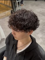 ビカムメンズヘアー 栄店(become men's hair)&nbsp;波巻きパーマ/メンズマッシュ/名古屋栄メンズ美容室