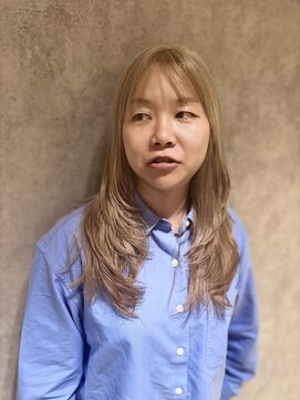 ザブリッジ(the Bridge) レイヤーカット×ミルクティーベージュ