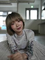 テンション(tension)&nbsp;ブリーチカラーダブルカラーレイヤーボブ大通駅バスセンター駅