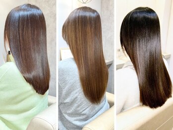 ブルーオーシャン 姫路飾磨店(BLUEOCEAN)の写真/【髪質改善専門サロン】家でも乾かすだけでキレイを再現。『人生が変わった』とファン多数の艶髪を。