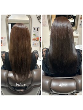 コルテ 倉敷西阿知店(CoRte.) 【before/after】髪質改善/美髪ストレート/ボリューム調整/艶髪
