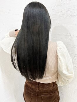 コクア オン(KOKUA ON)の写真/新感覚韓国フローストレート◎毛髪を潰さずストローのように円形に整える髪のスキンケアストレート。