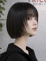 トリッカ シブヤ(TRICCA SHIBUYA)&nbsp;ショートレイヤーボブ/暗髪/ナチュラル/透明感カラー/小顔カット
