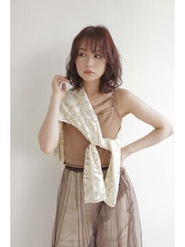 ユッカ エルア 武庫之荘南口(YUCCA elua) ぱっつんボブ/顔まわりカット/ブリーチなしダブルカラー