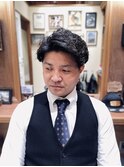 大人スキンフェードツーブロック刈り上げマンバン30代40代